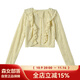 森女部落 原創(chuàng  )度假風(fēng)慵懶感高腰闊腿褲休閑褲2025新款女裝 外衫（單件） （單件） L （單件）