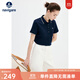 Navigare意大利小帆船女士T恤25春夏季新品休閑簡(jiǎn)約POLO衫百搭時(shí)尚體恤衫 海軍藍 XL