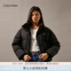 Calvin KleinJeans【防水】秋冬女士戶(hù)外休閑少女風(fēng)ck絨領(lǐng)立領(lǐng)鴨絨羽絨服外套 BEH-太空黑 S