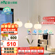 雷士（NVC）奶油風(fēng)法式浪漫燈罩餐廳燈智能高顯3頭24瓦吊燈WHDD24F/G-15A 