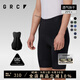GRC桀驁無(wú)盡春夏新款騎行褲TECH系列反光騎行服無(wú)背帶短褲男 黑色 M