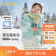巴拉巴拉兒童羽絨服女童冬2023小童寶寶童裝炫彩亮面保暖外套