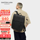 GASTON LUGA原創(chuàng  )潮牌背包男雙肩包皮大容量男女電腦包書(shū)包防水旅行商務(wù)出差 典雅黑16英寸