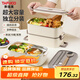 飯盒上班族小學(xué)生316L不銹鋼多層分隔便當(dāng)盒帶飯餐盤(pán)T5309+Z5069
