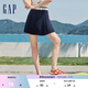 GAP女裝夏季純色珠地百褶迷你裙運動(dòng)學(xué)院百搭短裙465057 海軍藍 165/66A(M) 亞洲尺碼