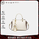 BUGATTI包包女包奢侈品牌女士單肩手提包斜挎包七夕情人節禮物送女友老婆 米白色