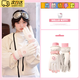 智宙滑雪手套冬季女加厚絨hellokitty騎行騎車(chē)保暖棉可防風(fēng)手套可觸屏 純色KT貓【成人款】 均碼