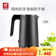 雙立人（ZWILLING）燒水壺電熱水壺電智能防干燒Enfinigy家用雙層防燙電水壺 1L 黑色