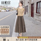 絲柏舍顯瘦針織衫2025春夏新款女裝時(shí)尚通勤簡(jiǎn)約氣質(zhì)套頭上衣
