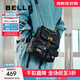 百麗女包商場(chǎng)同款真皮小香風(fēng)通勤百搭雙肩包X9330BX4 黑色 F