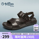 金利來(lái)男士涼鞋25年夏舒適輕便休閑鞋兩穿沙灘鞋G596520043CCF棕色41