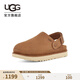 UGG秋季男女同款舒適休閑平底魔術(shù)貼一腳蹬單鞋包頭涼鞋 1138252 CHE | 栗色 39