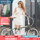 大行（DAHON）D7折疊自行車20英寸7速復(fù)古成人休閑通勤運(yùn)動(dòng)單車自行車HAC072 橄欖綠