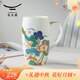 永豐源（auratic）幸福和鳴 600ML大容量馬克杯 簡(jiǎn)約中式喝水杯子茶杯 飲水杯禮盒裝 600ml