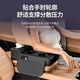 齊選扶手箱增高墊收納盒多功能中央扶手箱車(chē)載紙巾盒水杯支架 高低水杯架-黑色