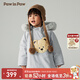 PawinPaw卡通小熊童裝秋冬男女寶精靈帽棉服舒適保暖 Grey灰色/15 100 cm