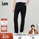 Lee商場(chǎng)同款24秋冬新品726標準直腳日常黑色舒適直筒男牛仔褲潮流 黑色 30