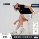 蓋世威（K·SWISS）休閑鞋男女春季新款復(fù)古百搭情侶款透氣運(yùn)動鞋9353 101溫布爾登白/海軍藍(lán)/蓋世紅 44
