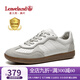 楓葉（leaveland）男鞋春夏新品復(fù)古街頭運(yùn)動(dòng)德訓(xùn)鞋男舒適軟底百搭情侶款平底休閑鞋 【男女同款】白色（皮鞋碼） 41