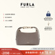 芙拉（FURLA）[秋冬新品]TONIE牛皮迷你女士手提包百搭休閑斜挎包HOBO包流浪包 都市灰色