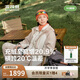 波司登疊變25年秋90鵝絨羽絨服女款沖鋒衣三合一外套B250331302