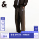 杰克·瓊斯（JACK&JONES）男裝NBA聯(lián)名款凱爾特人隊(duì)秋季字母刺繡寬松衛(wèi)褲長(zhǎng)褲男款22511D003 黑橄欖E06 常規(guī) 31 175