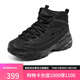 斯凱奇（Skechers）2022秋季高幫鞋女厚底松糕保暖舒適百搭167569 BBK全黑色 38 