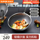 蘇泊爾（SUPOR）炒鍋家用316L不銹鋼防粘鍋煎炒鍋少油煙不易粘鍋燃?xì)怆姶艩t通用 【3~4人使用-蜂窩雙面不粘】 32cm