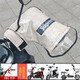 爾行電動(dòng)車(chē)手把套冬電瓶車(chē)防寒把套防水防風(fēng)保暖把手套男女摩托車(chē)護手 (優(yōu)質(zhì)格子皮)三道風(fēng)口-小口【加PVC膜-米白色】
