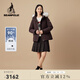 beanpole 90%鵝絨 濱波 秋冬女可拆卸毛領(lǐng)運動(dòng)羽絨服 酒紅色 M 165/88A M