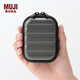 無印良品（MUJI）迷你 硬殼收納包 收納用品收納裝飾兩用輕巧便攜包包 灰色5S