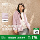 森馬（Semir）森馬外套女仿羊羔毛搖粒絨雙面穿連帽重磅夾克24新款109724108002