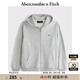 ABERCROMBIE & FITCH男裝女裝情侶裝25春季經(jīng)典小麋鹿運(yùn)動風(fēng)寬松連帽衛(wèi)衣KI122-5251 淺麻灰色 M (180/100A)