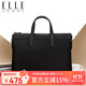 ELLE HOMME 商務(wù)男士公文包 尼龍帆布手提包 斜跨14英寸電腦包14610黑色