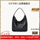 GUSKI法國奢侈品牌女款手提托特軟包單肩植鞣牛皮七夕情人節(jié)生日禮物女 Black【黑色】禮盒裝 送女友送老婆送媽媽