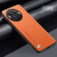 彩畫(huà)家 適用真我GT8Pro手機殼5G簡(jiǎn)約商務(wù)皮套realme gt8pro超薄防摔鏡頭全包秒變素皮保護套新款時(shí)尚 真我GT8Pro【丹霞橙】素皮商務(wù)