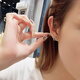 尤克達(dá)帝愛(ài)心翡翠耳釘禮物女生高級(jí)感輕奢銀飾鑲翡翠耳釘A貨新款小眾氣質(zhì) 愛(ài)心翡翠耳釘