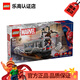 樂(lè )高（LEGO）超級英雄系列 8歲+ 漫威蜘蛛俠兒童玩具積木家居飾品生日禮物 76321 蜘蛛俠大戰章魚(yú)博士地鐵列車(chē)場(chǎng)景