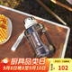 樂(lè)扣樂(lè)扣（LOCK&LOCK）小水庫(kù)大容量塑料運(yùn)動(dòng)水杯戶外冷水壺刻度把手男女杯子1.6L白色