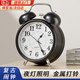 妙奕嘉機械鬧鐘智能2025新款學(xué)生專(zhuān)用起床神器強力叫醒兒童初高中生桌面小型時(shí)鐘擺件大音量起床困難戶(hù) 黑色金屬復古夜光鬧鐘【電池款】