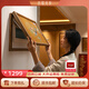 古歌空間 焦點藝術(shù)入戶玄關(guān)畫喜上枝頭新中式餐廳銅版畫客廳沙發(fā)背景墻電表箱裝飾畫 喜上枝頭【電表箱-金】600x400mm 黑胡桃實木畫框 銅彩燒工藝+黃銅畫芯+包安裝