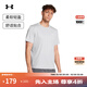 安德瑪（UNDERARMOUR）CoolSwitch男子涼爽跑步運動(dòng)短袖T恤1371129 摩登灰011 S