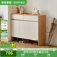 全友家居現代簡(jiǎn)約鞋柜門(mén)口入戶(hù)柜家用多層鞋子收納儲物置物柜一體靠墻