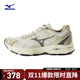 美津濃（MIZUNO）男女跑步運動(dòng)鞋緩震透氣網(wǎng)面拼接反光標識都市跑鞋 RACER S 1.0