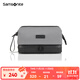 新秀麗（Samsonite）男女便攜洗漱包時(shí)尚化妝包小物件包包隔層分區收納包干濕分離 674 灰色