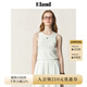 ELAND衣戀吊帶女簡約風(fēng)無袖圓領(lǐng)設(shè)計舒適上衣可內(nèi)搭2025夏季新款 象牙白/白色(39)Ivory L /170