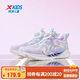 特步（XTEP）兒童童鞋【氫風(fēng)8.0護足跑鞋】透氣旋轉扣跑鞋 雪青紫 36