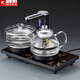 自動(dòng)上水燒水壺泡茶電茶壺智能電茶爐整套功夫茶具套裝家用可嵌入式37*20 自動(dòng)上水(三合一)電熱爐-玻璃-黑