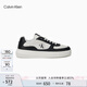 Calvin KleinJeans【七夕禮物明星同款】25春夏男士ck厚底運動鞋板鞋YM01327 0GM-黑色/白色 42