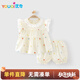 優(yōu)奇女寶寶短袖短褲2025新款夏季薄款嬰兒夏裝可愛(ài)小套裝女童一歲衣服